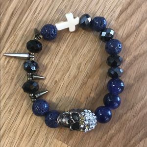 Jewelry - Blue skull bracelet Jewelry - Blue skull bracelet